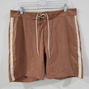 Wellen Mens Board Swim Shorts Size 33 Beach Tropical Surf Vacation